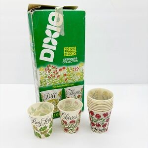 Vintage Dixie Herb Kitchen Refill Cups